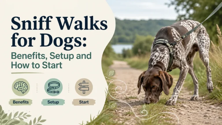 Sniff Walks for Dogs: Benefits, Setup & How to Start
