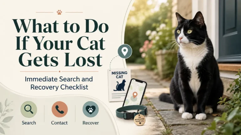 What to Do If Your Cat Gets Lost: Immediate Search and Recovery Checklist