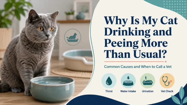 Why Is My Cat Drinking and Peeing More Than Usual?