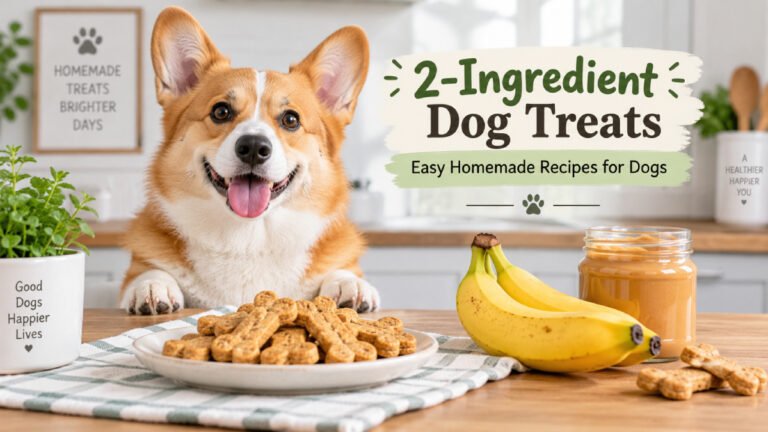 2-Ingredient Dog Treats: Easy Homemade Recipes for Dogs