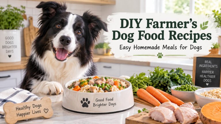 DIY Farmer’s Dog Food Recipes: Easy Homemade Meals for Dogs