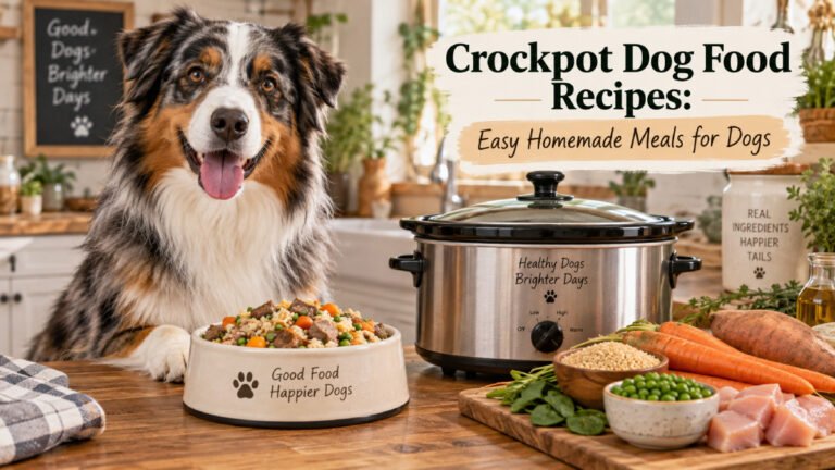 Crockpot Dog Food Recipes: Easy Homemade Meals for Dogs