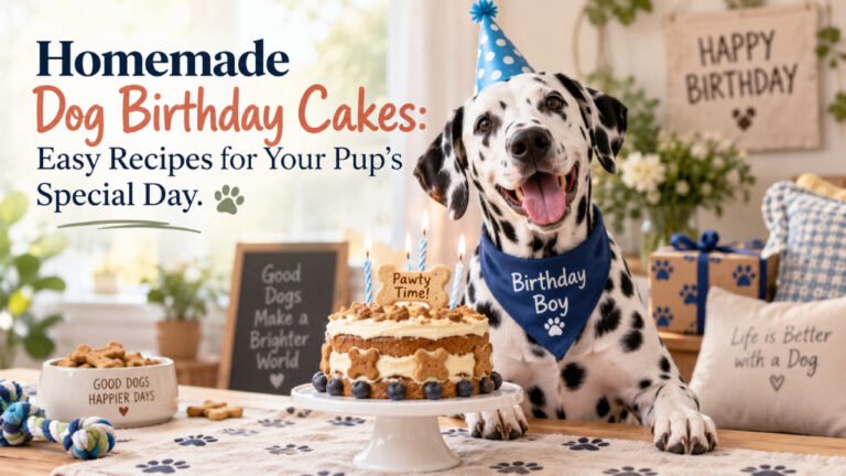 Homemade Dog Birthday Cakes: Easy Recipes for Your Pup’s Special Day