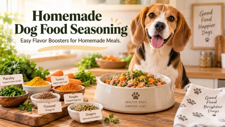 Homemade Dog Food Seasoning: Easy Flavor Boosters for Homemade Meals