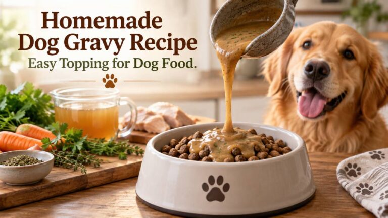 Homemade Dog Gravy Recipe: Easy Topping for Dog Food