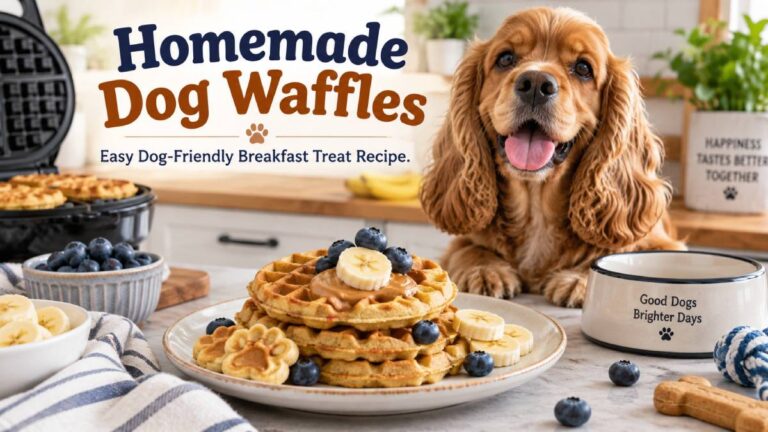 Homemade Dog Waffles: Easy Dog-Friendly Breakfast Treat