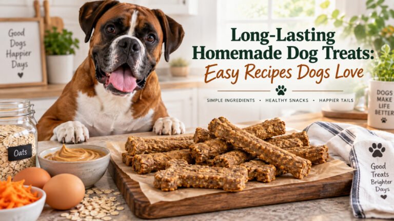 Long-Lasting Homemade Dog Treats: Easy Recipes Dogs Love