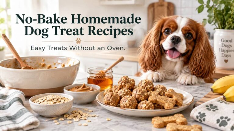 No-Bake Homemade Dog Treat Recipes: Easy Treats Without an Oven