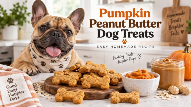 Pumpkin Peanut Butter Dog Treats: Easy Homemade Recipe