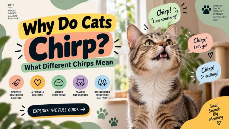 Why Do Cats Chirp? What Different Chirps Mean